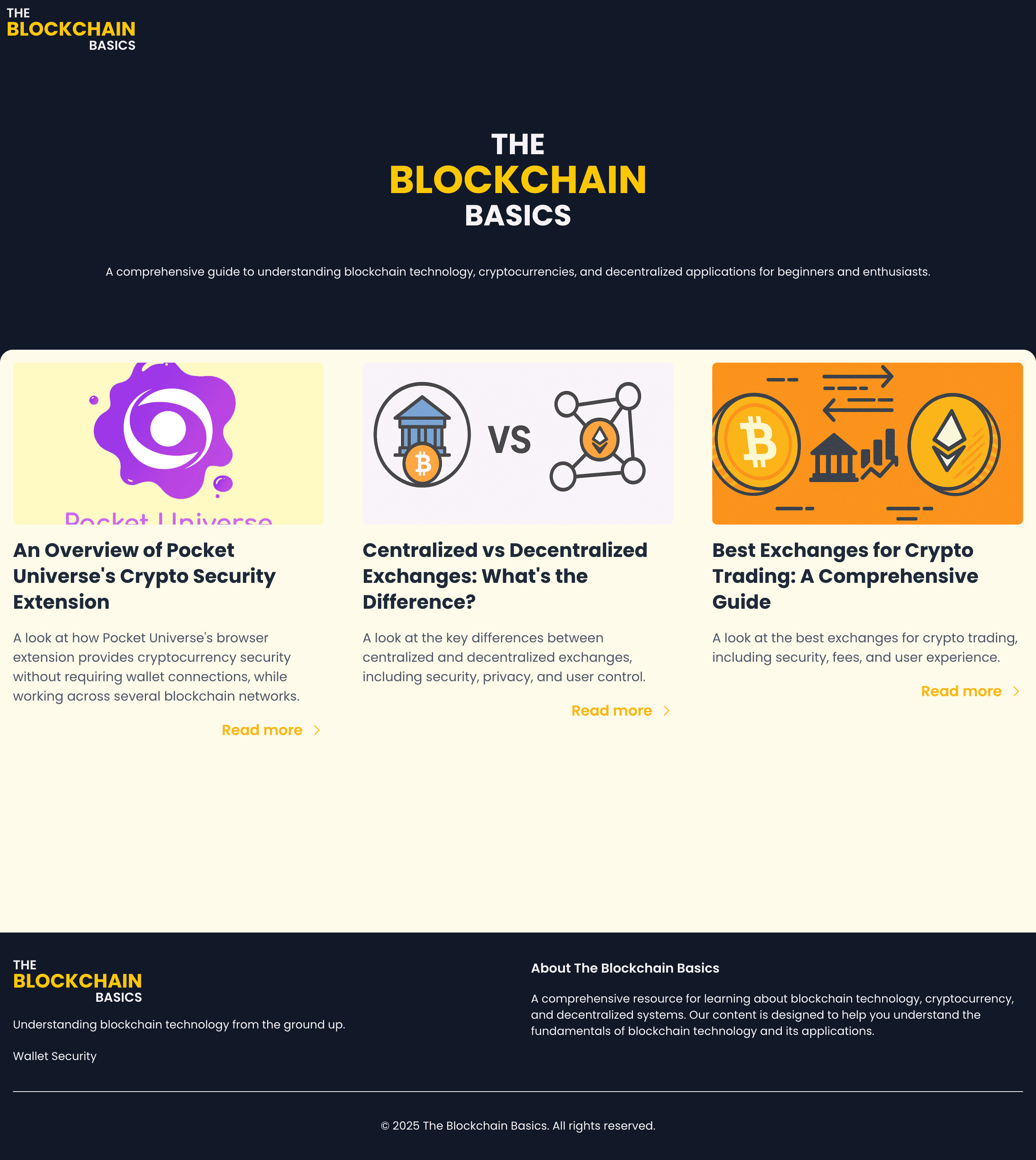 The Blockchain Basics